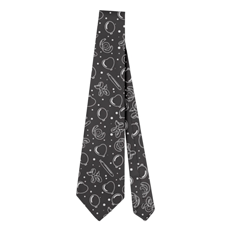 Black & White Balloon Necktie