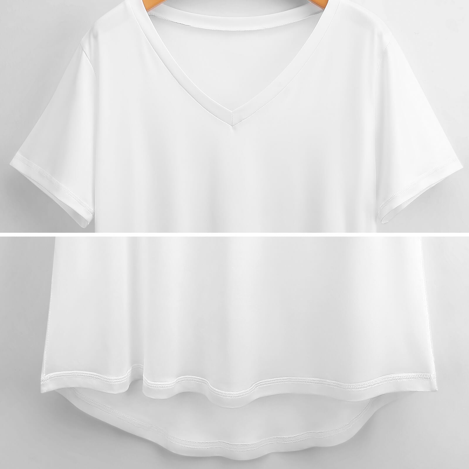 Drip Dog Women's Ice Silk V-Neck Tops